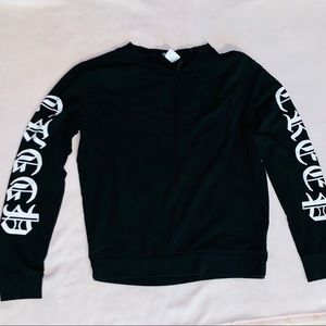 Black long sleeve shirt